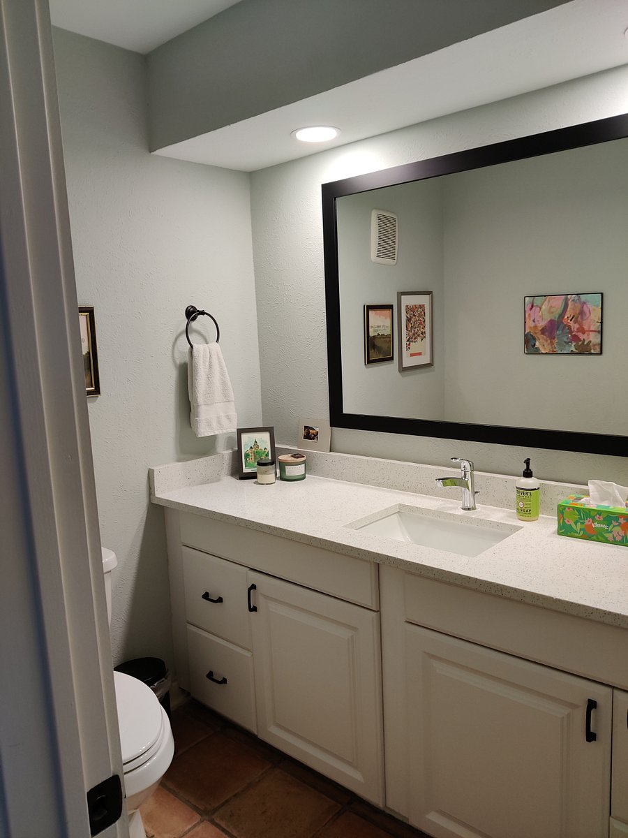 Half bathroom downstairs