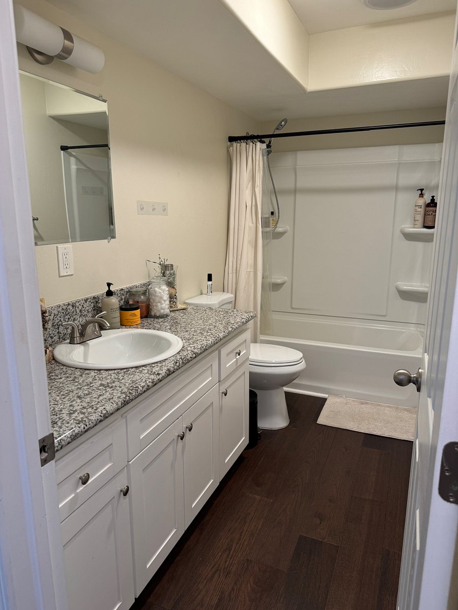 Bottom floor shared restroom