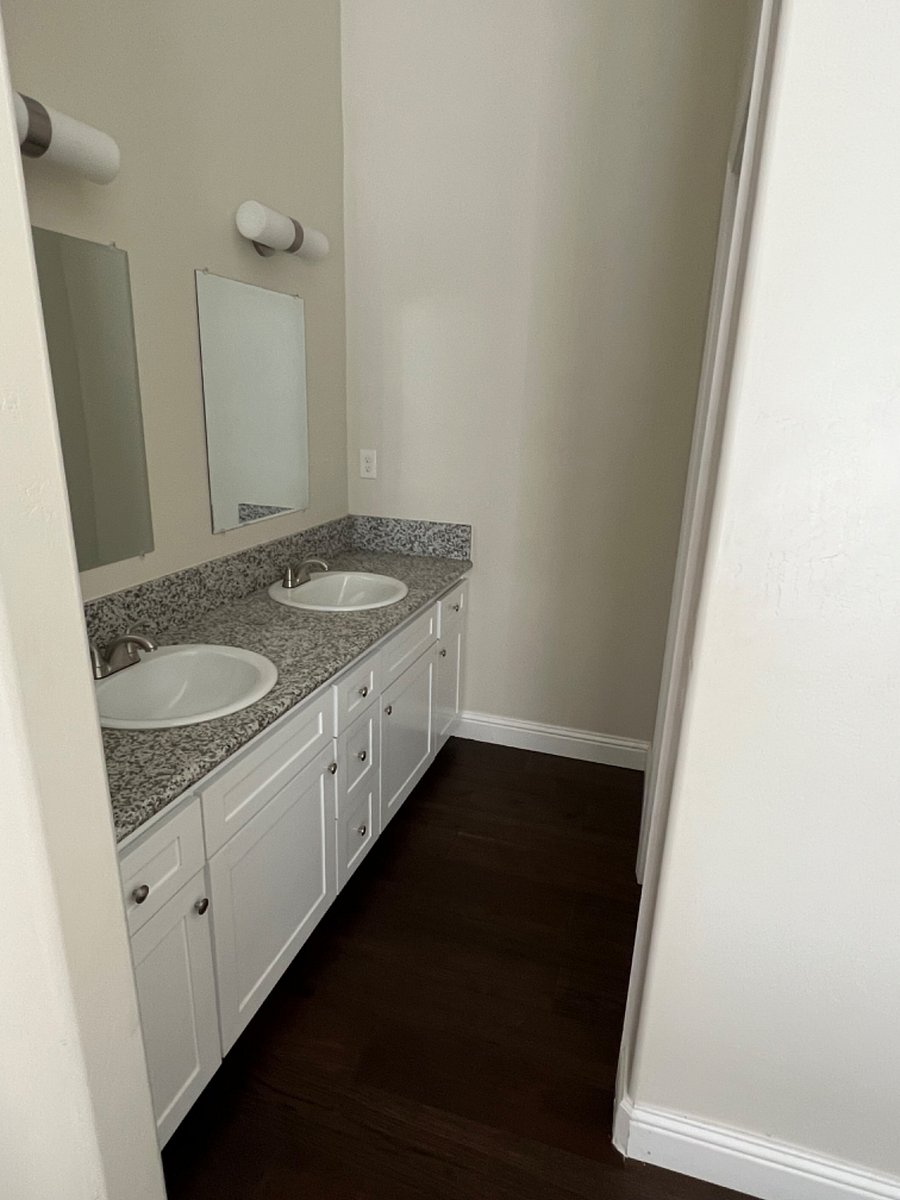 Master bedroom bathroom sinks