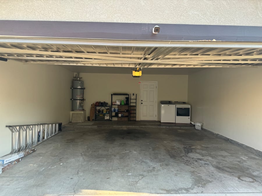 2 car garage with washer and
Dryer