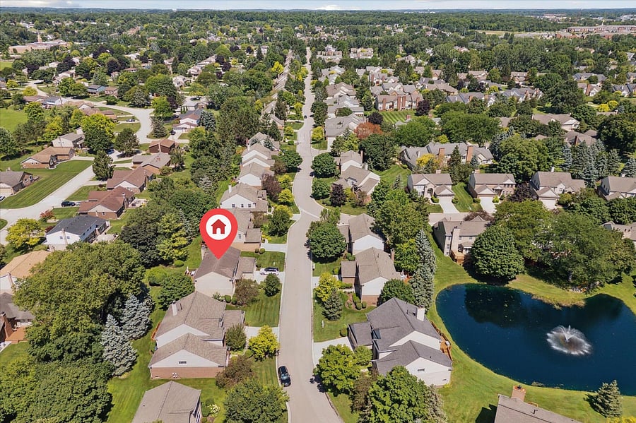 Aerial view of CCV Neighborhood