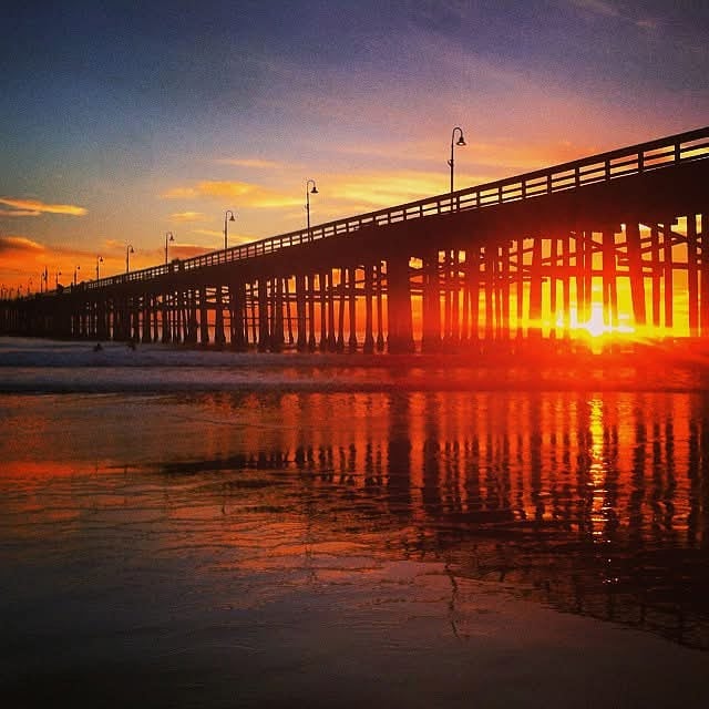 Ventura's Pier is a delightful walk morning, day or night