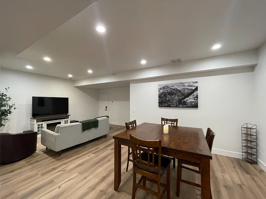 Main Living Space and Dining Area