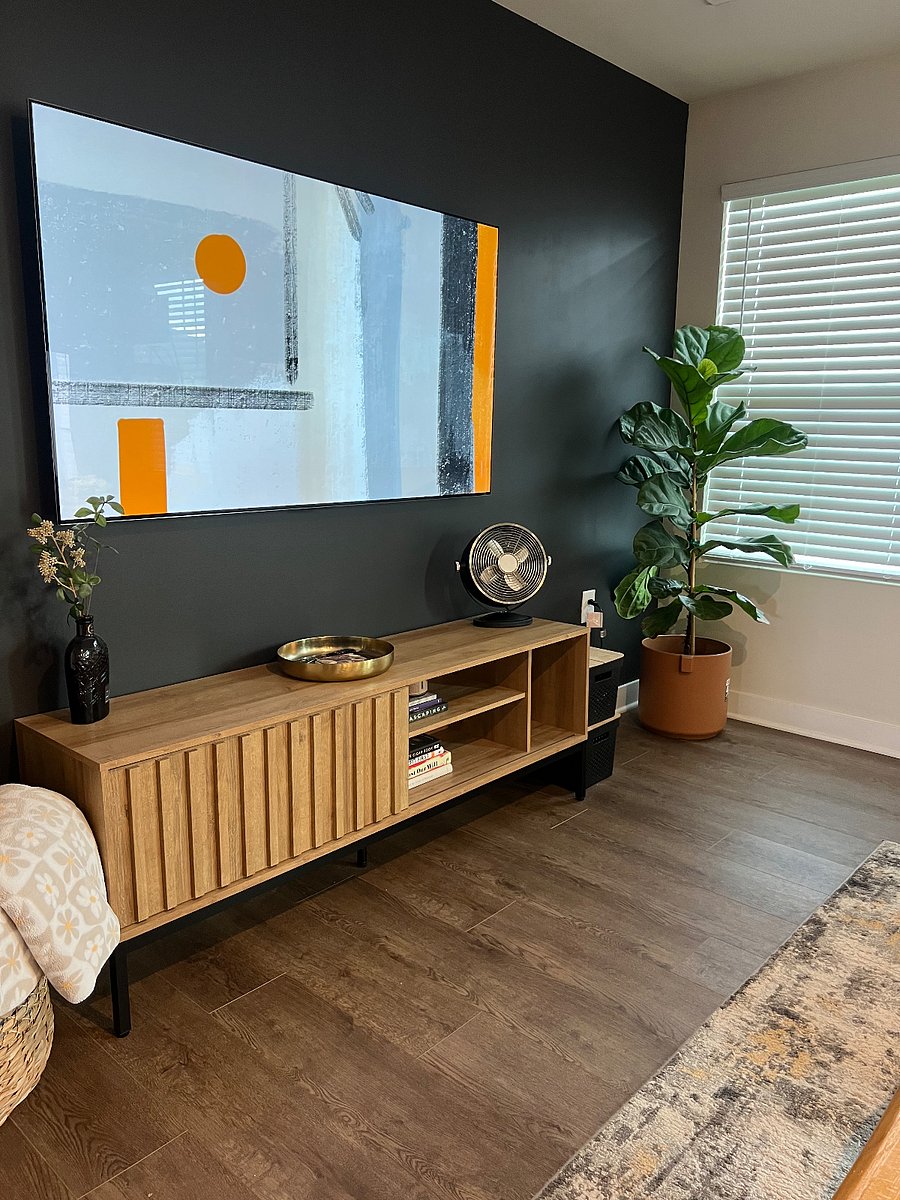 Smart tv in living room