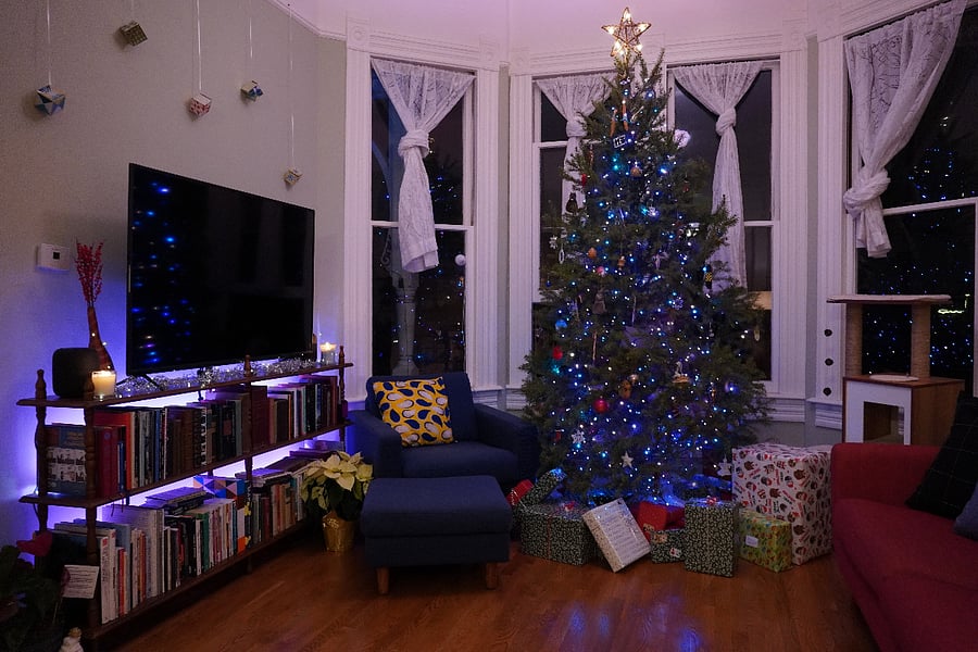 Living Room at Christmas