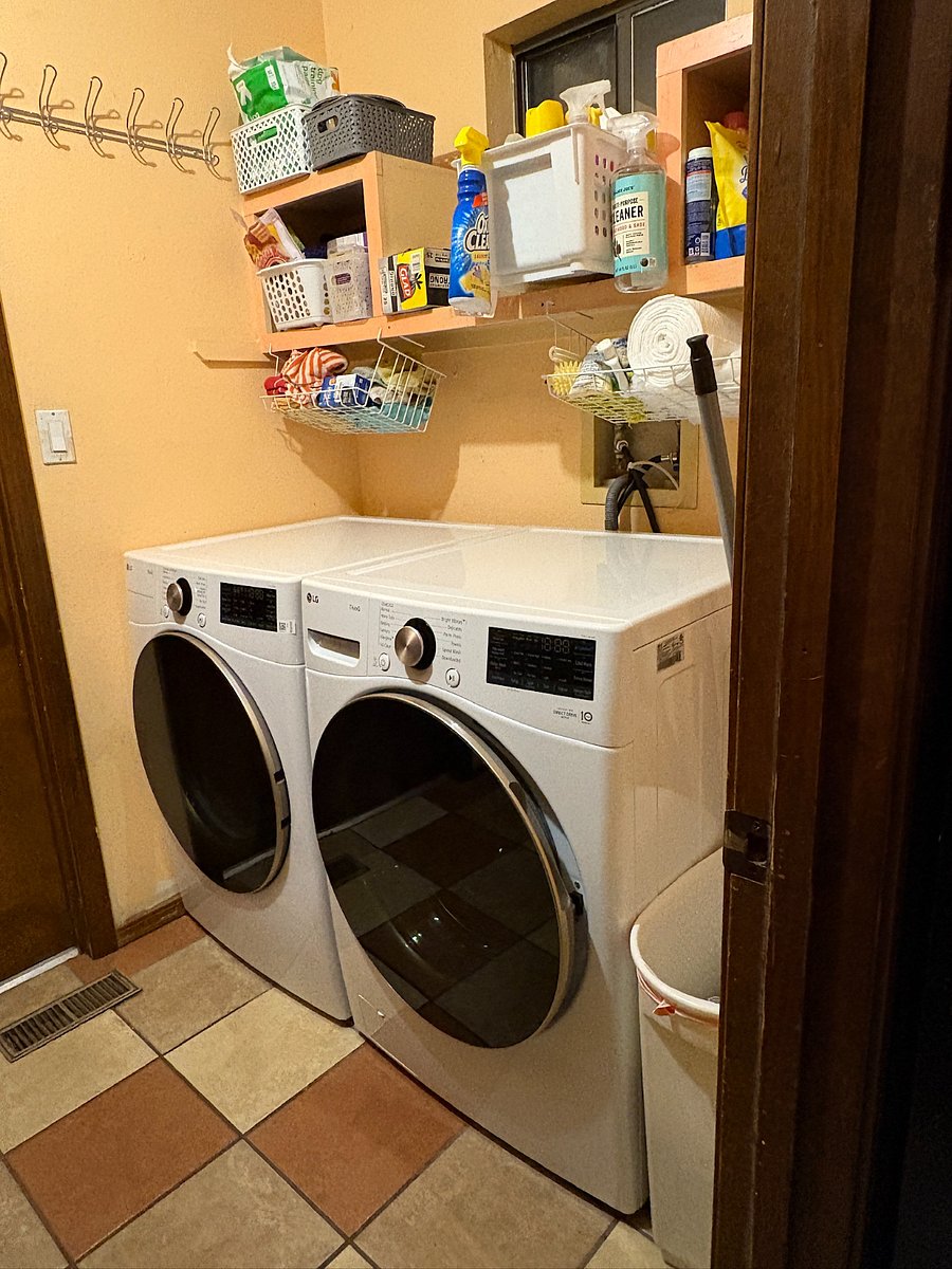 Washer and dryer shared on property