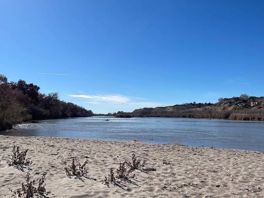 nearby Rio Grande River with walking and biking trails. See coyotes, porcupines, sandhill cranes and other birds