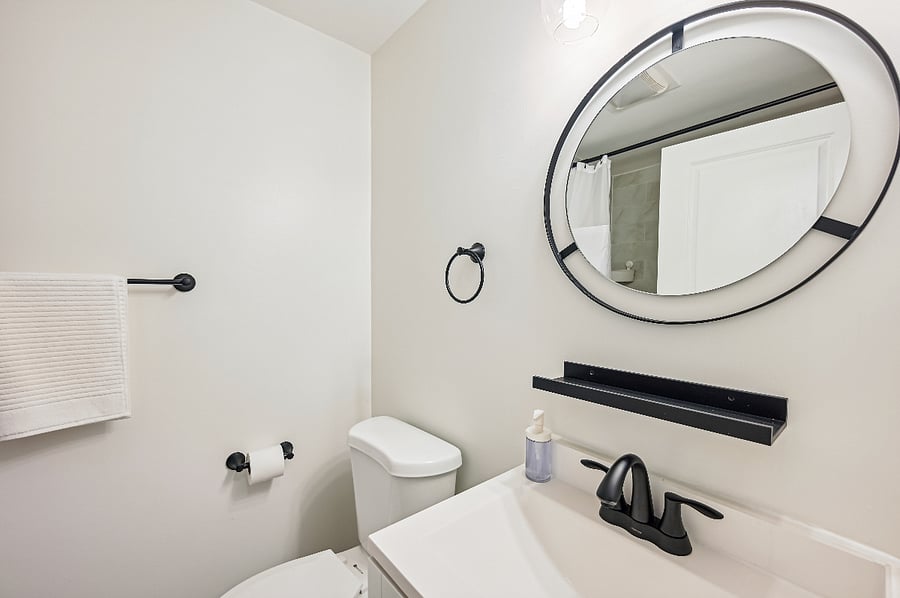 Bathroom in room on second floor