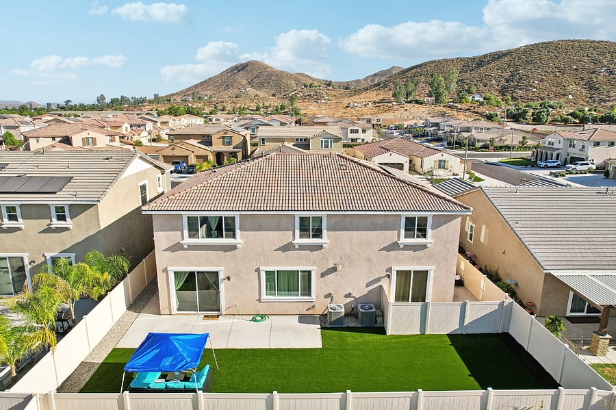 Gated backyard, a secure haven for kids and pets to play freely!