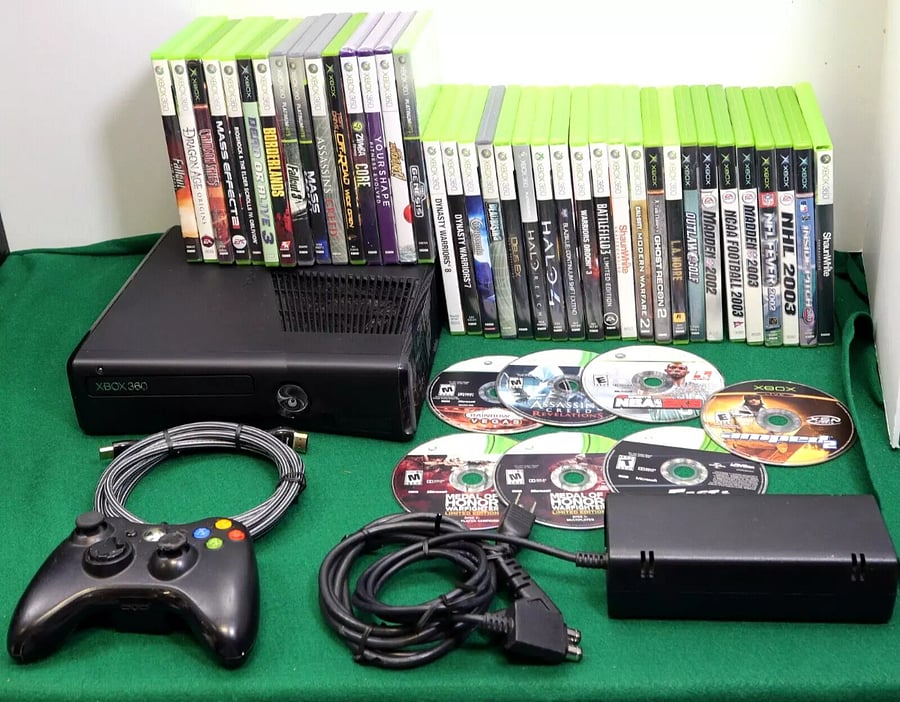 Enjoy gaming fun with the Xbox 360, perfect for family-friendly entertainment!