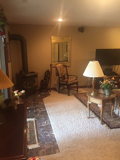lower level living area
