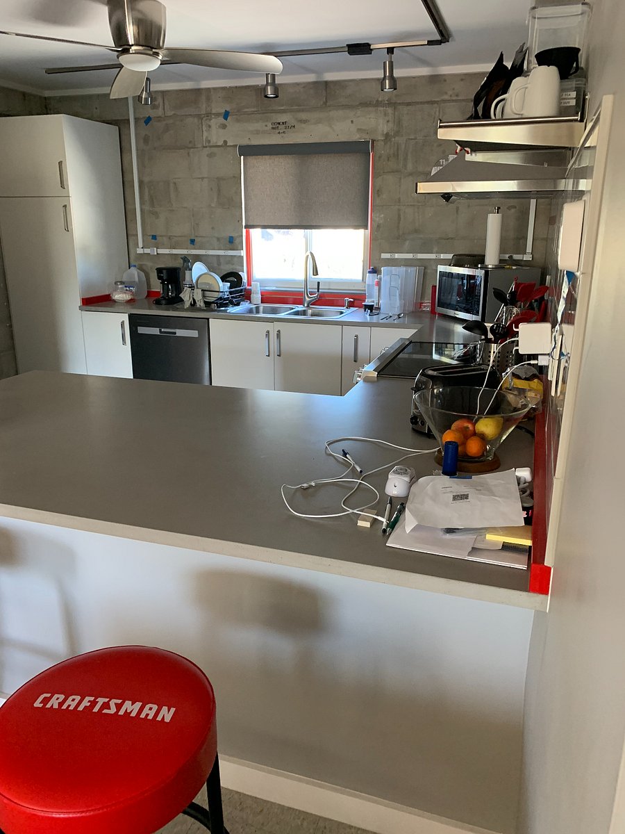 Kitchen area, work space