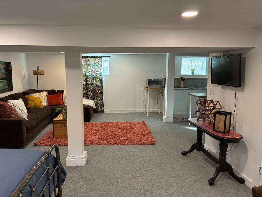 living room, from bedroom area
