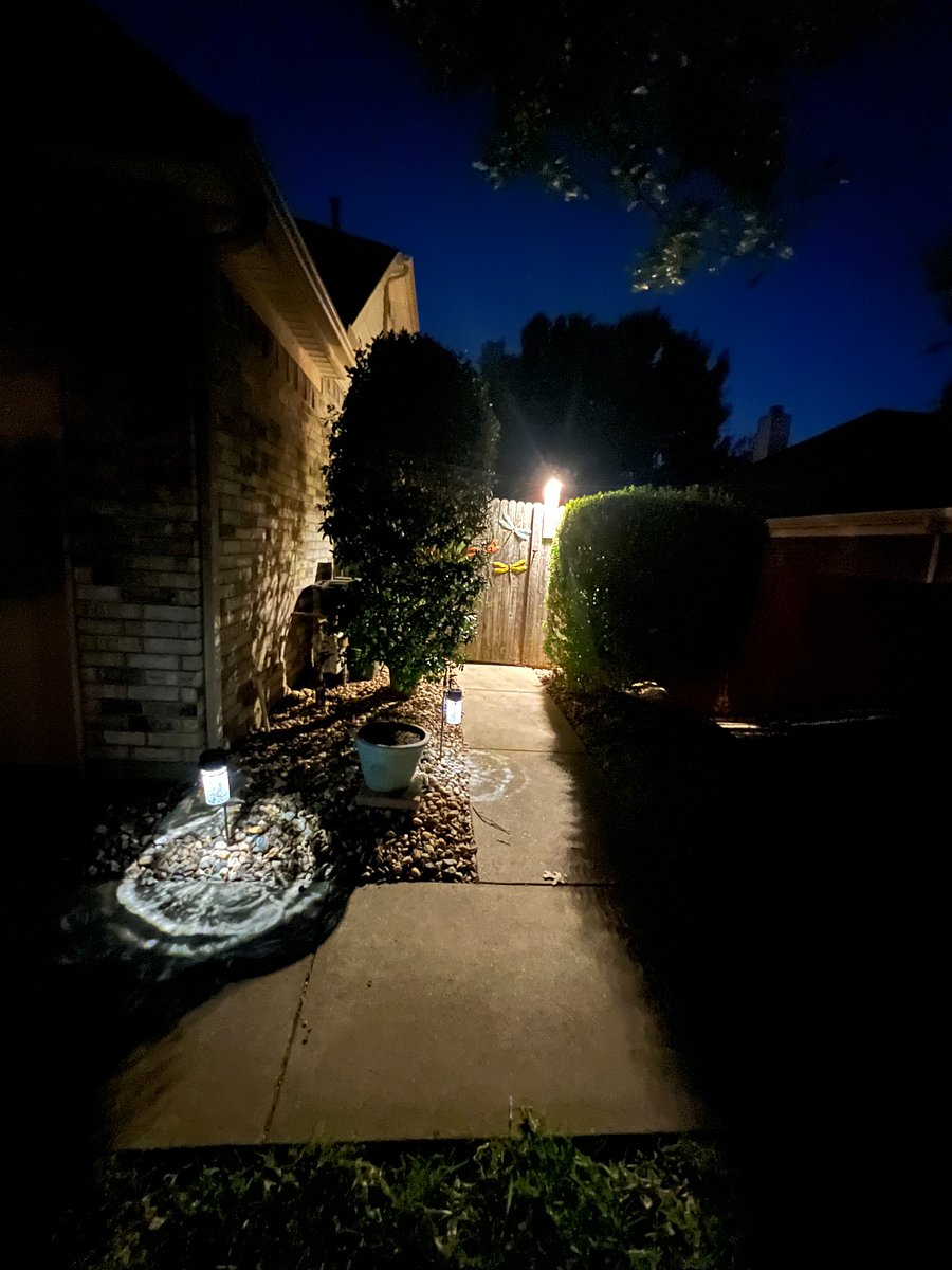 Lighted Private entrance