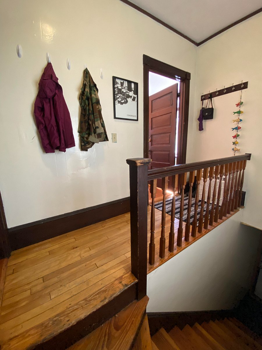 Showing that we are the second floor and third floor units, and these are additional stairs.