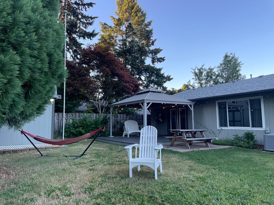 Back patio