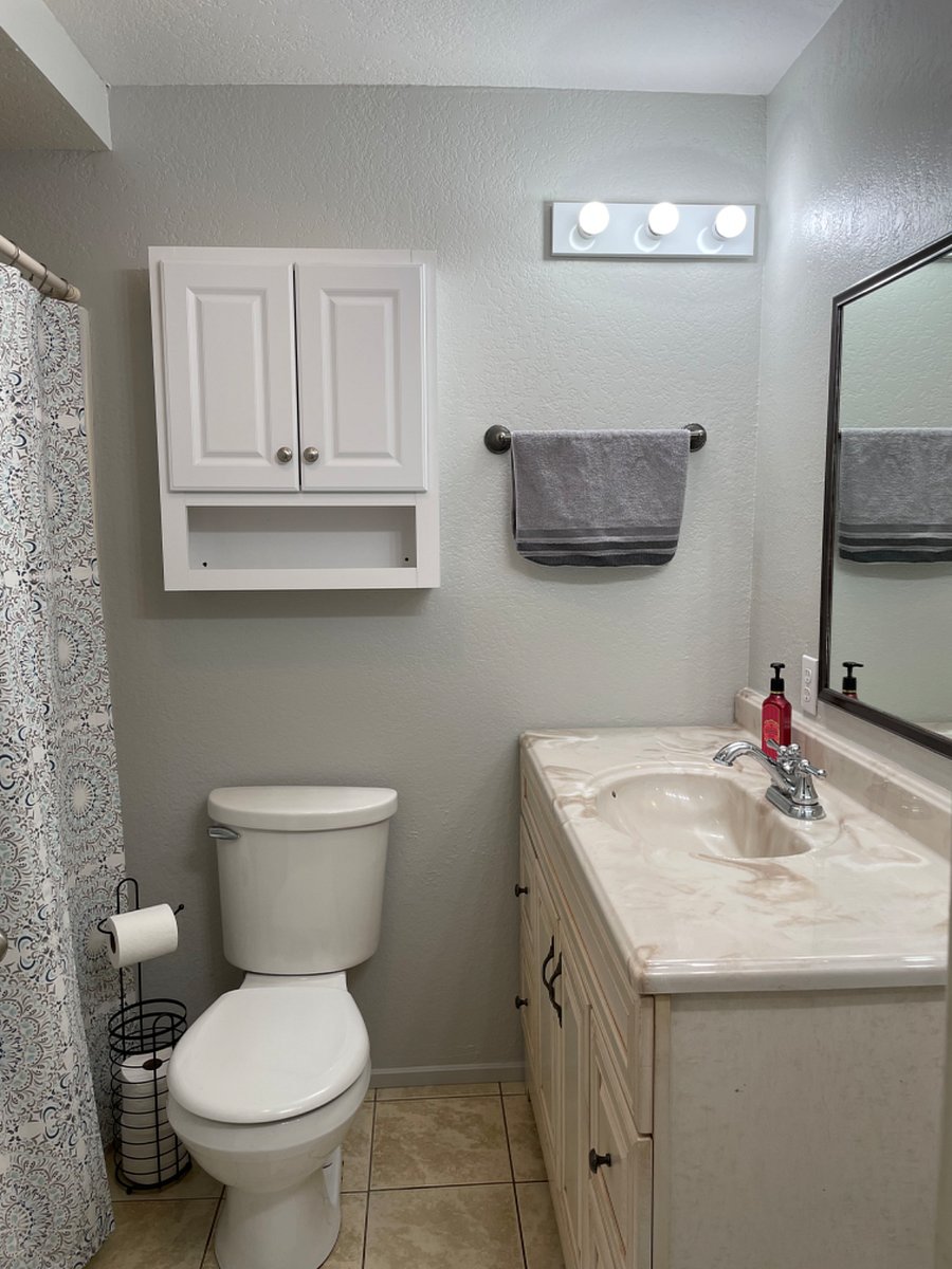 Hallway bathroom