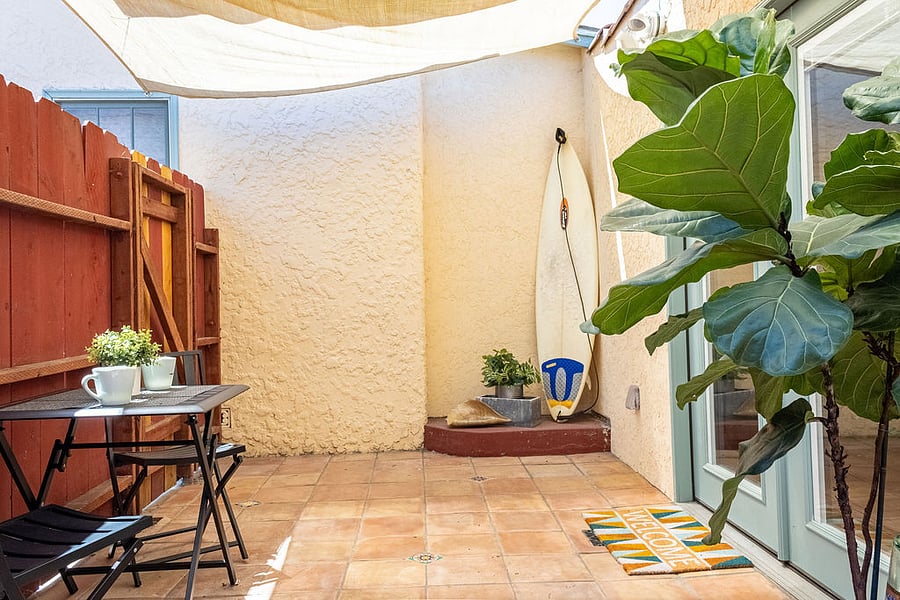 Private patio 