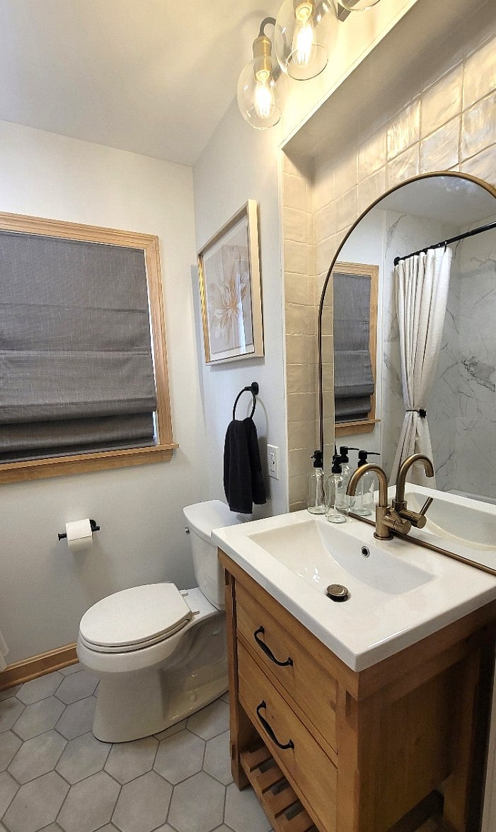 remodeled bathroom