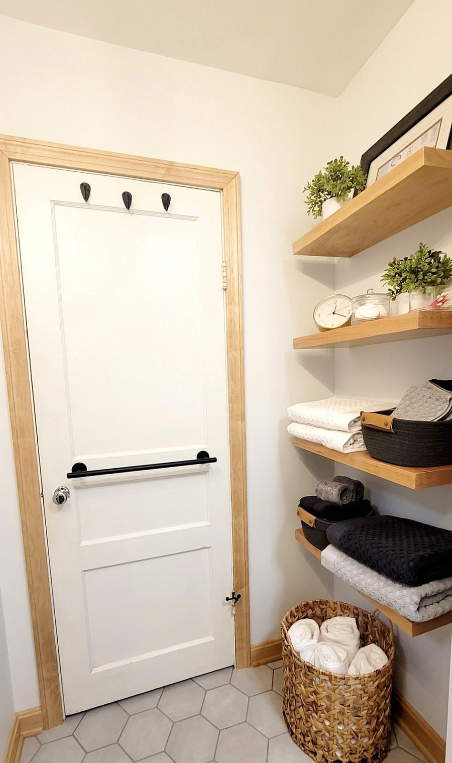 storage space in bathroom