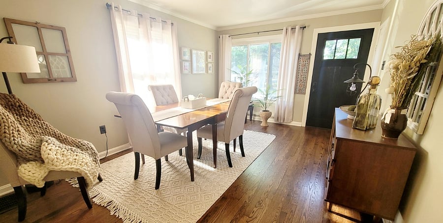 Formal dining space