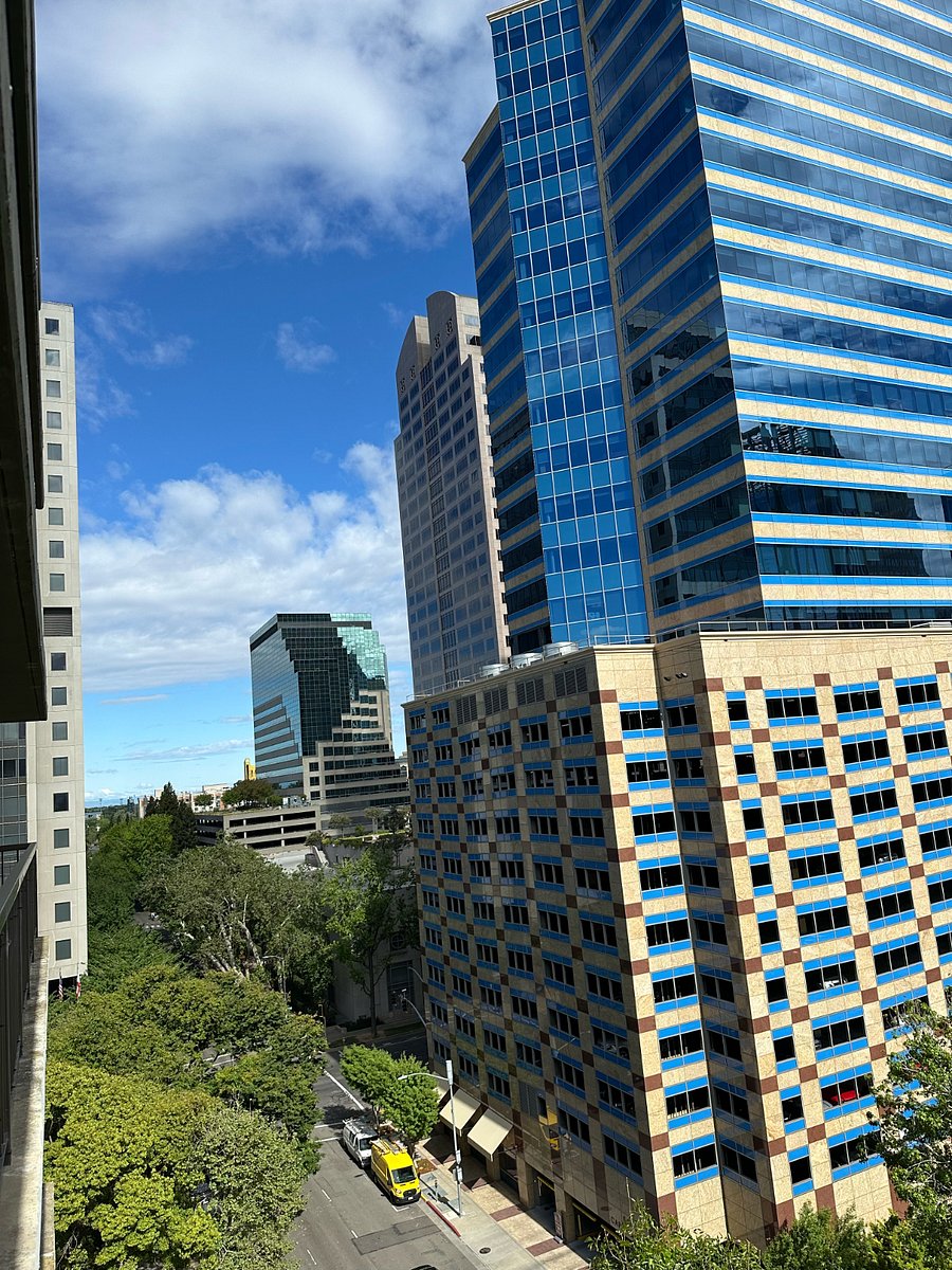 View from balcony.