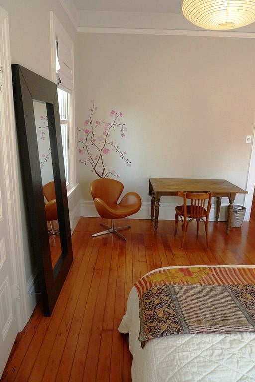 Bedroom in the back of the house