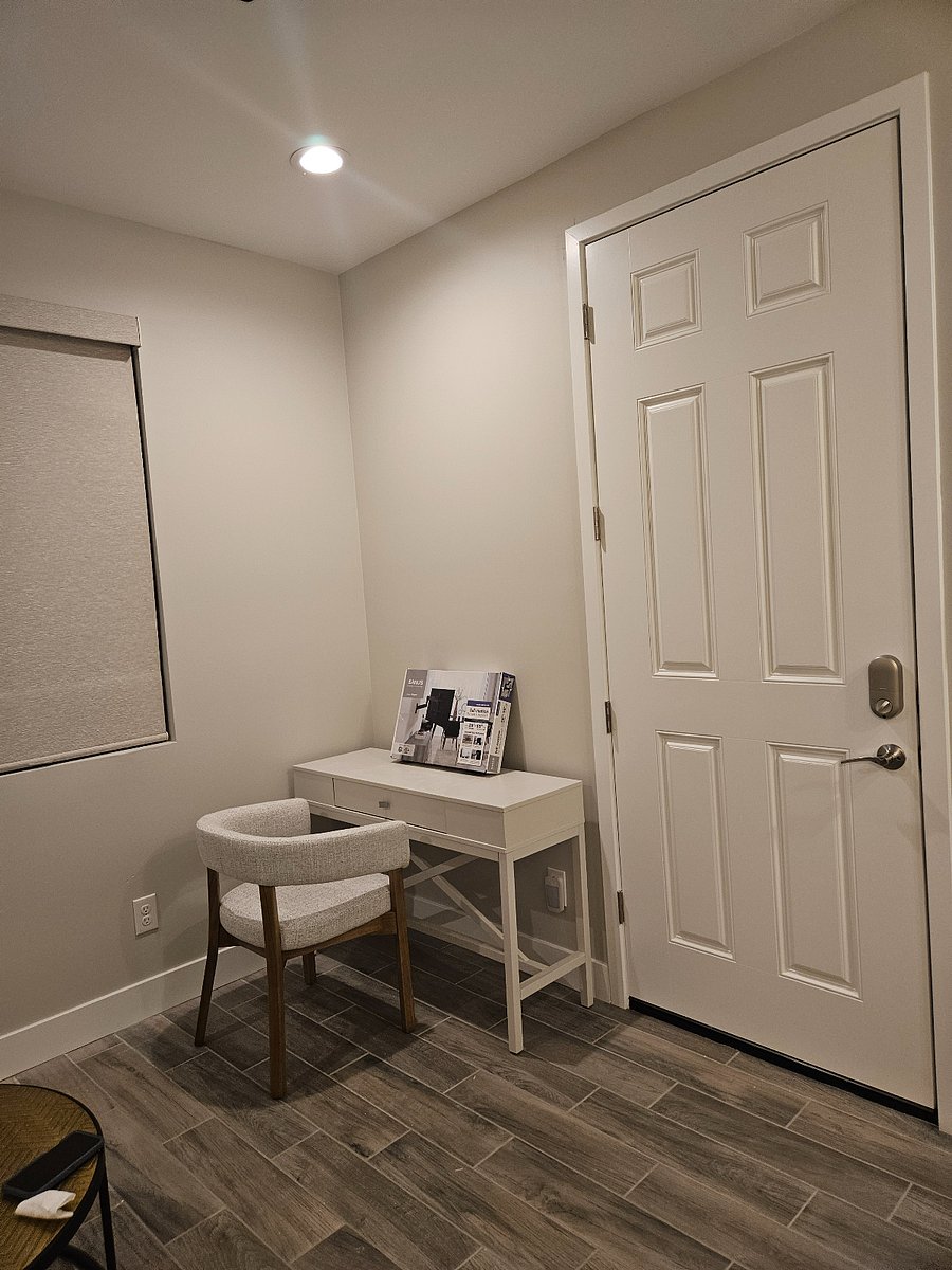 desk and chair
