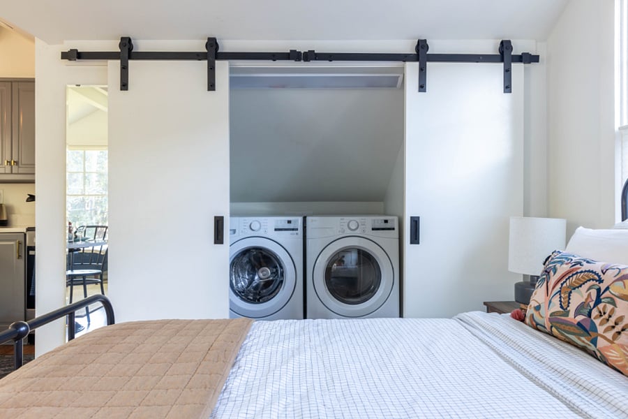 Washer and dryer in the unit