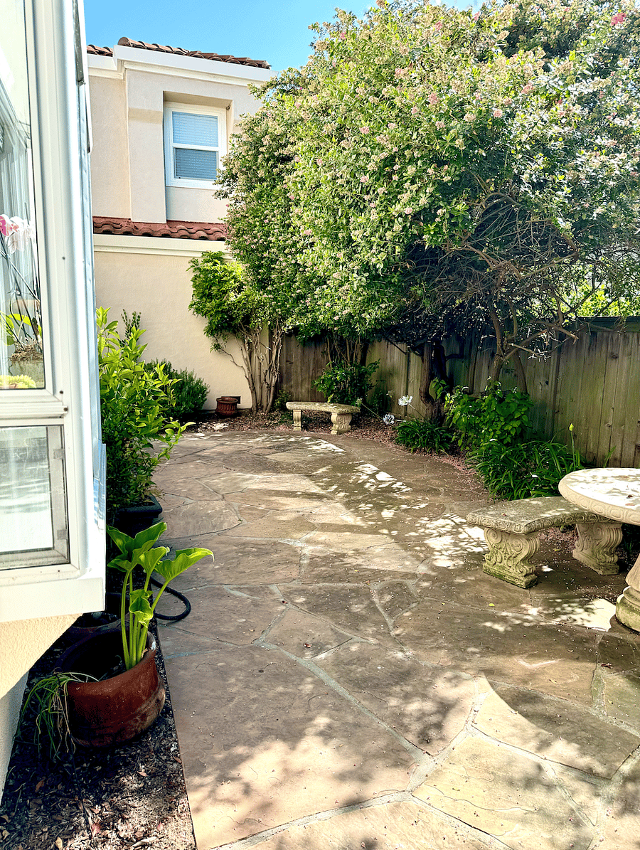 Common Area - Small backyard with seating areas