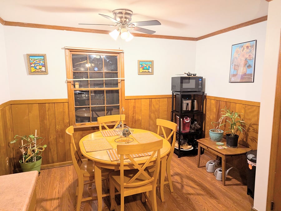Dining Table and small appliances