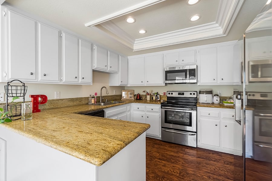 Kitchen will all appliances.