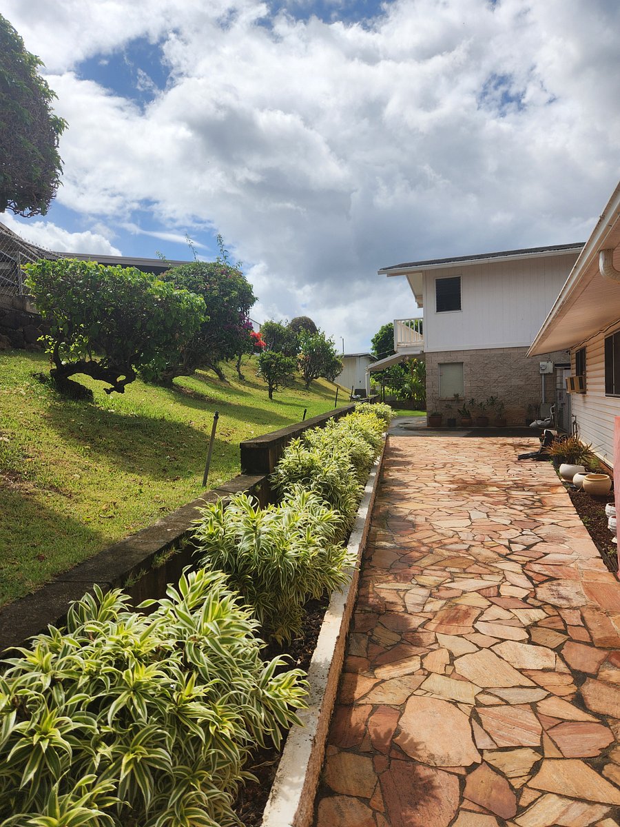 View from the Front of Property to the Back House.