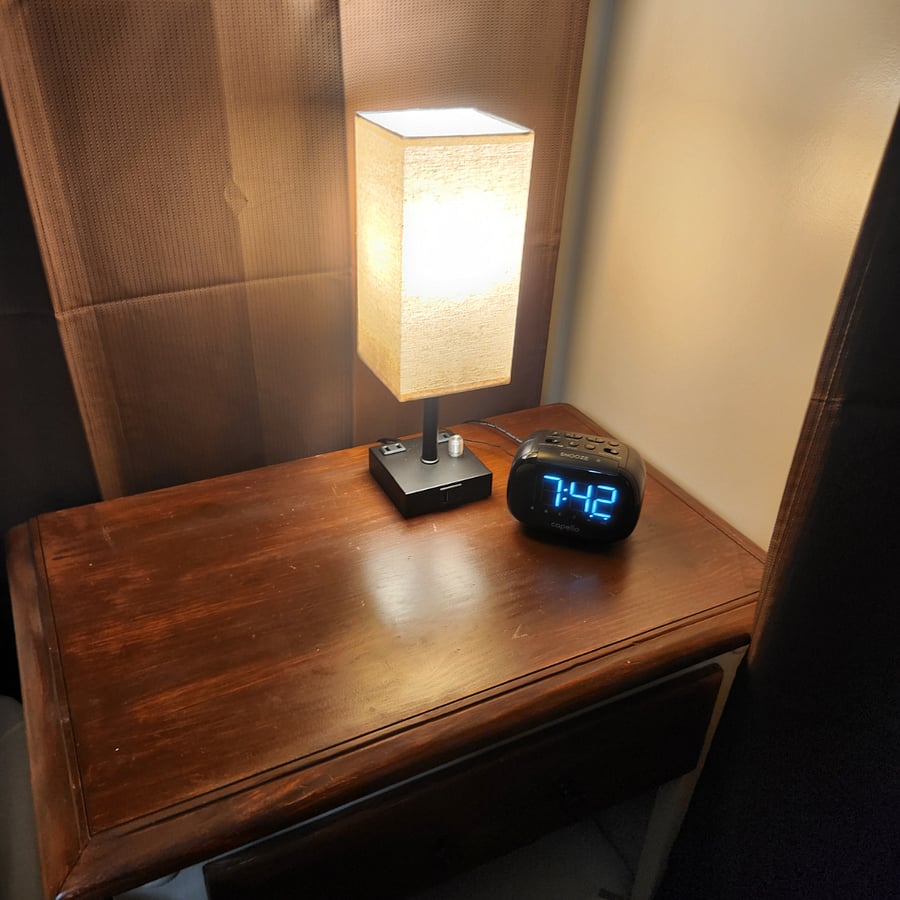 Master Bedroom - Bedside End table 1 of 2.