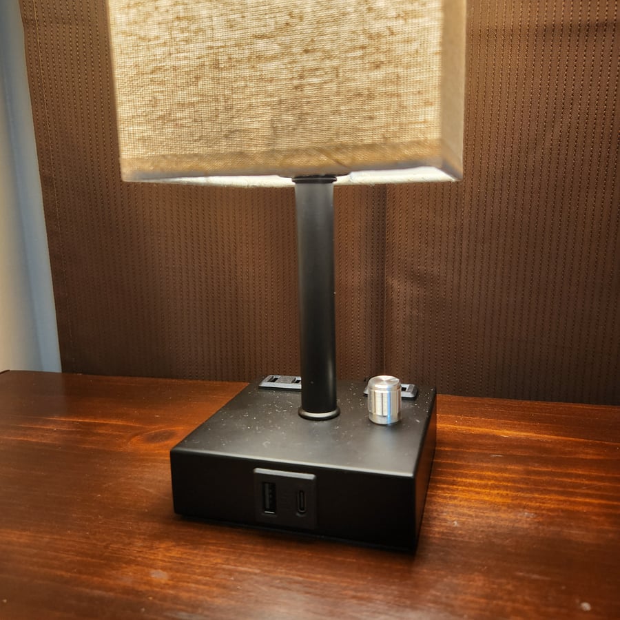 Master Bedroom - Bedside Lamp 1 of 2.
