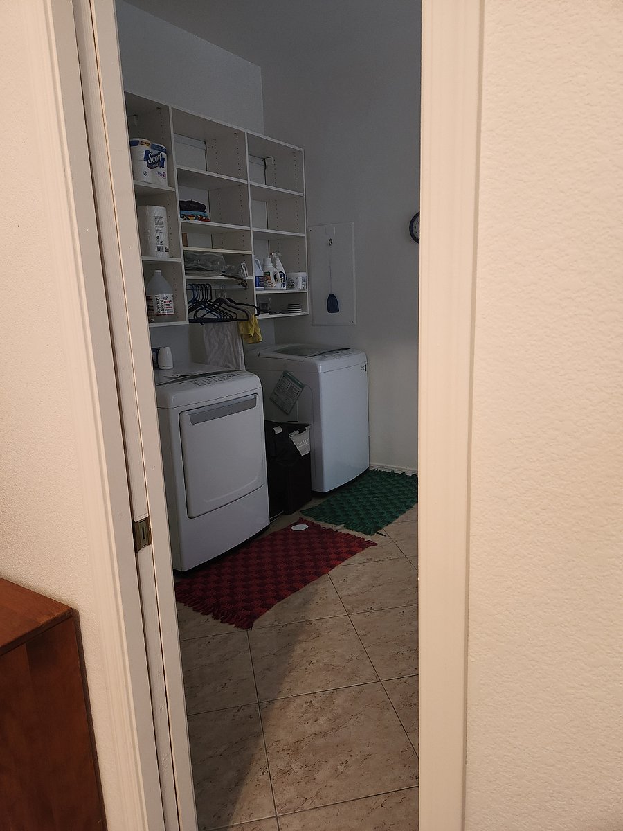 Laundry Room (Shared space) Owner accesses through a different door