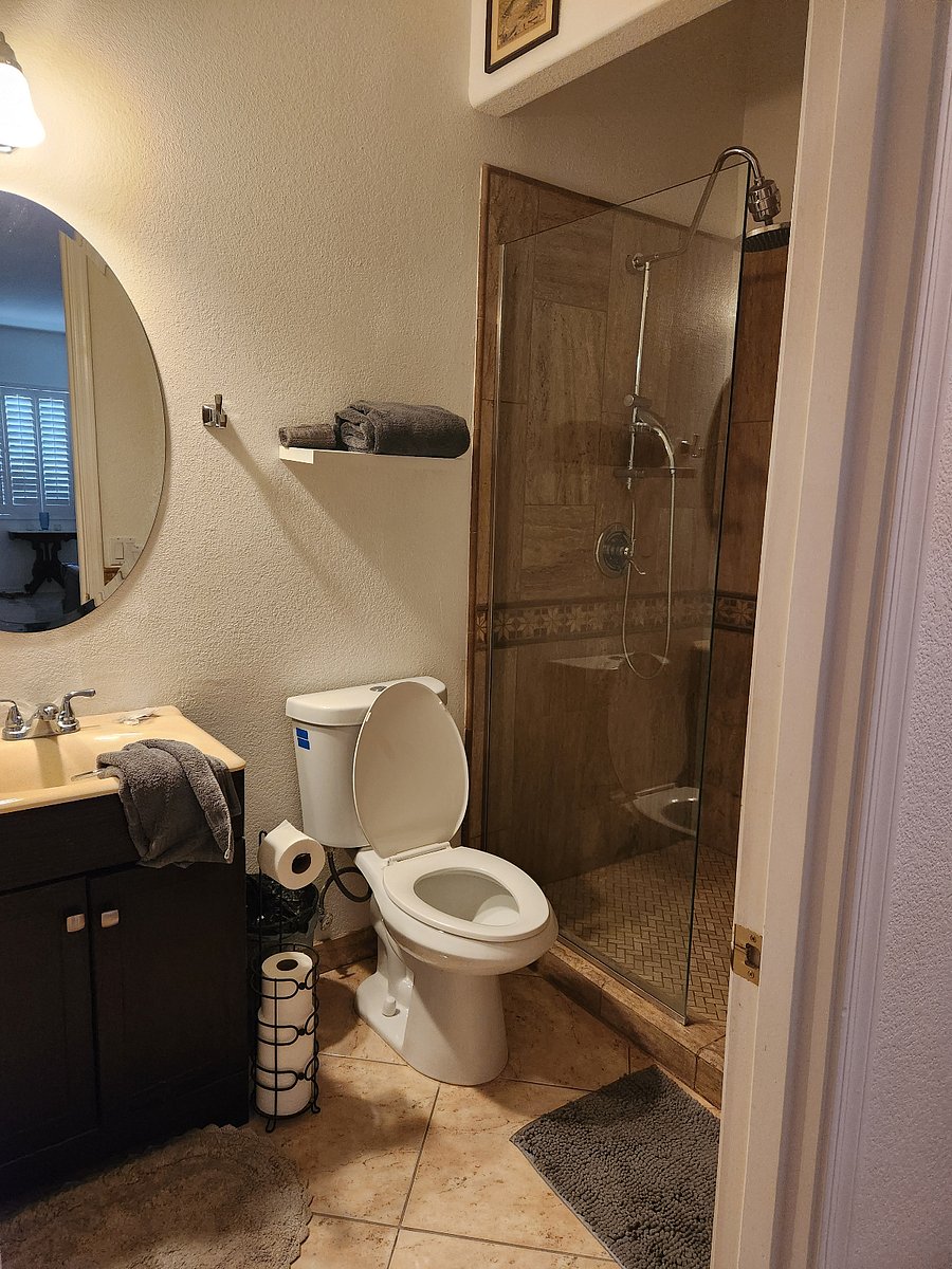 bathroom with walk-in shower