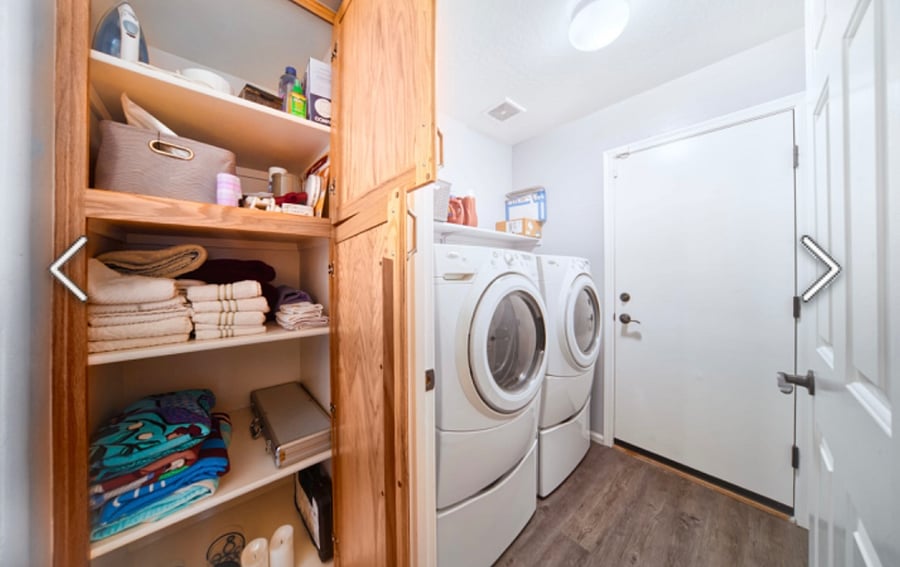 Large washer and dryer, and any extras you may need.