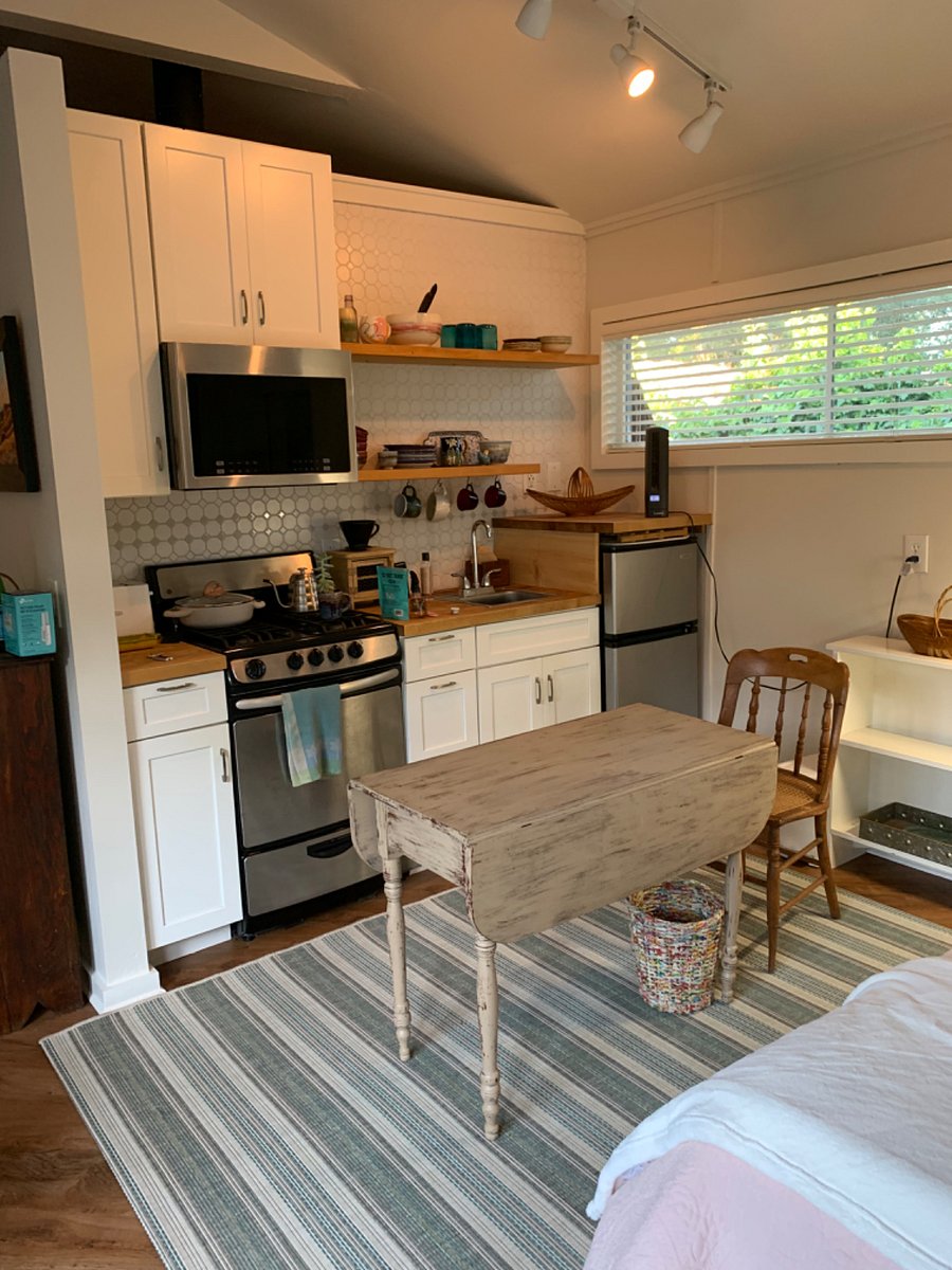 The kitchen has most everything you might need