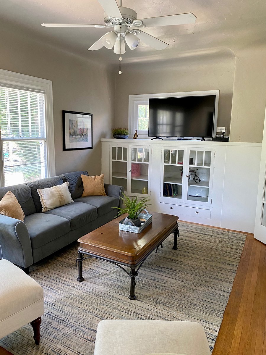 Living Room with Beautiful Builtins
