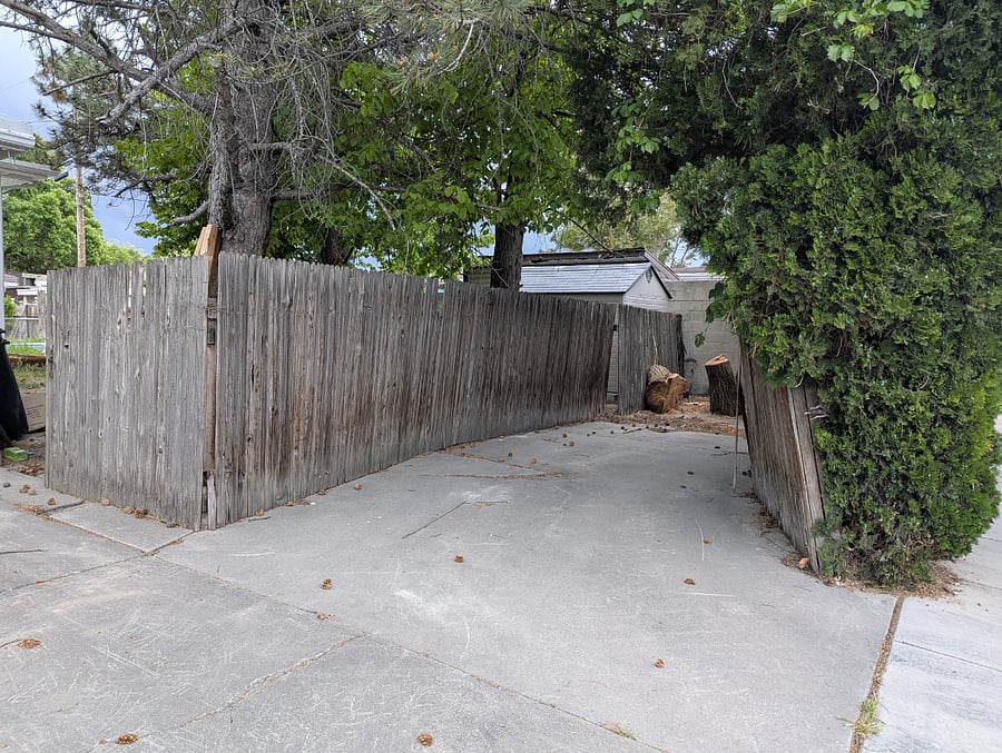 Dedicated parking on the side of the driveway