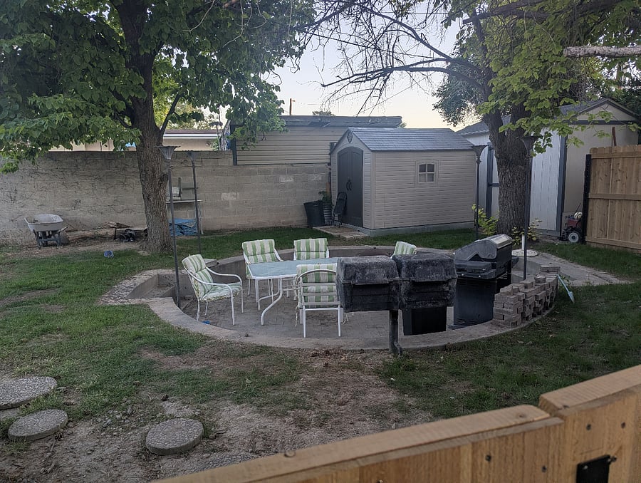 Shared backyard
