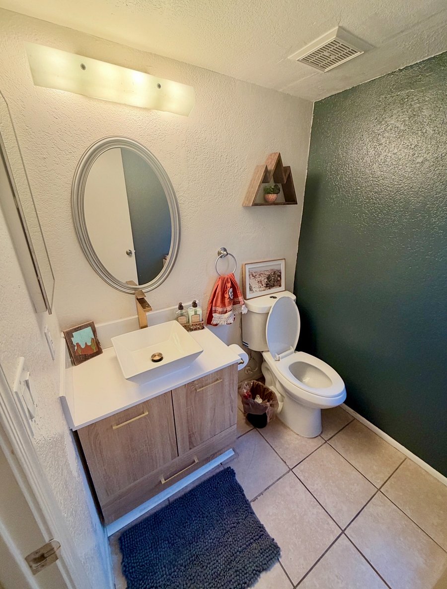 Downstairs half bath