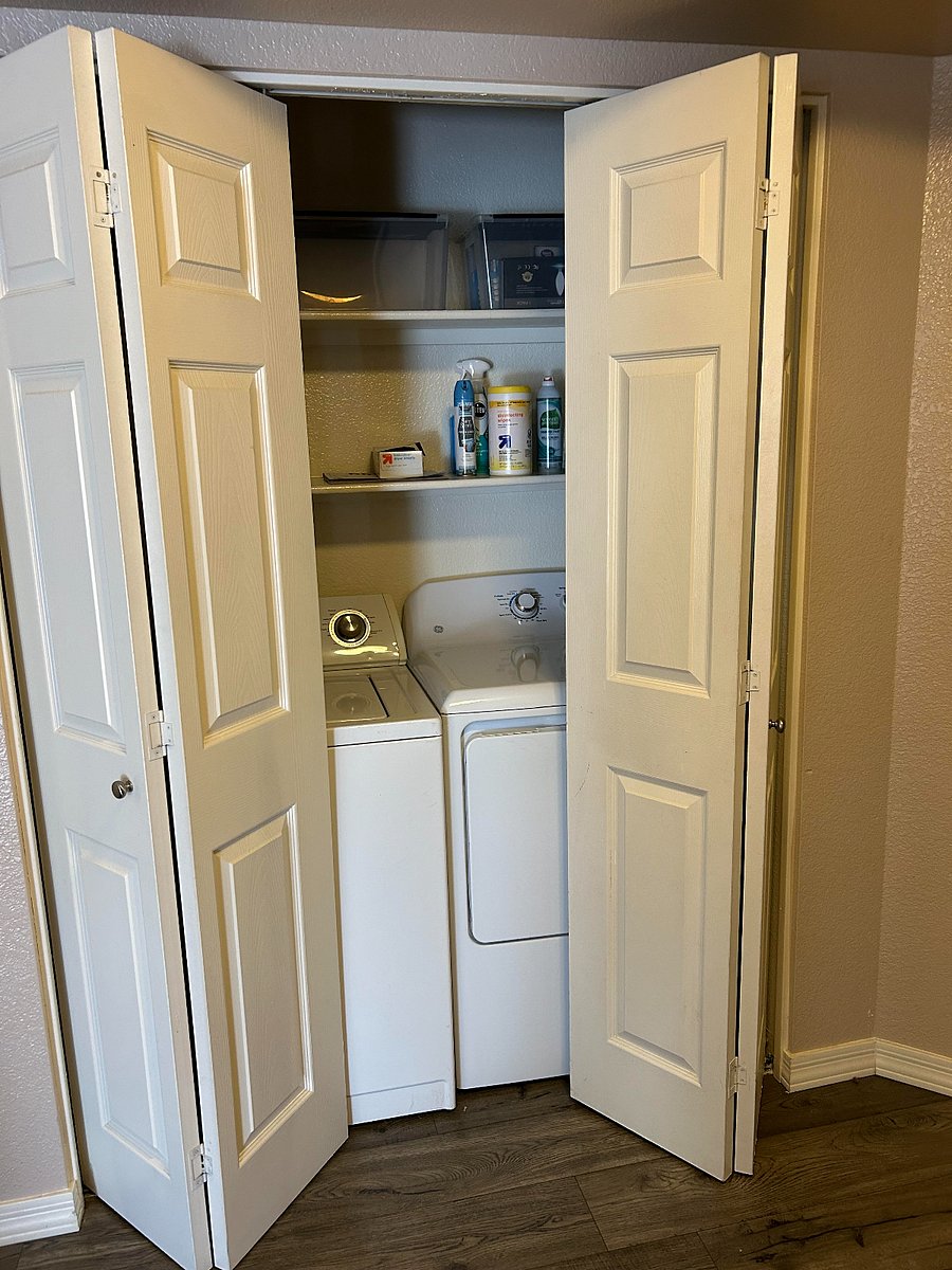 washer and dryer in unit