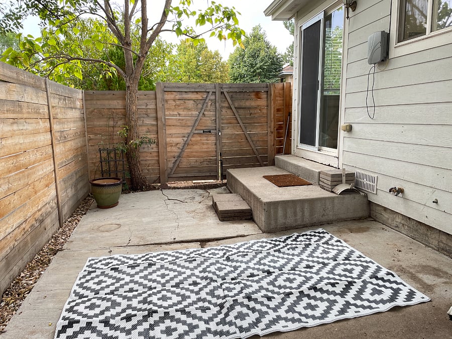 Fun outdoor space with plenty of shade