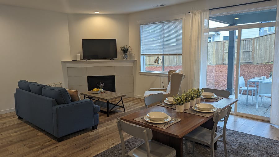 Dining and Living Area