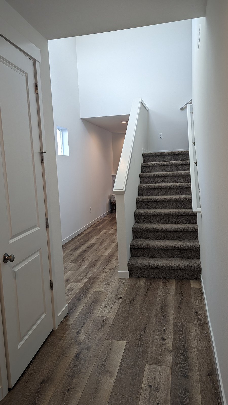 Stairs leading to second floor