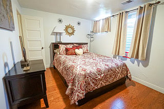 One Queen Size Bed. 
