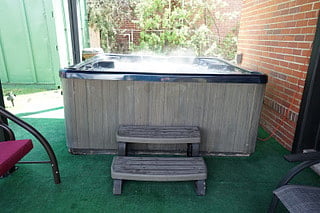 Relaxing Hot Tub.