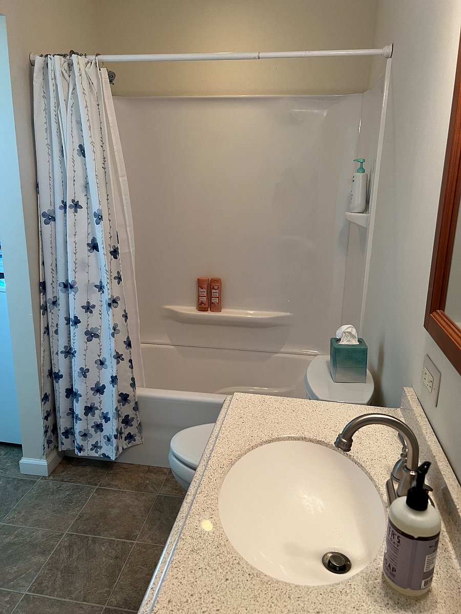 Main bath with tub/shower
